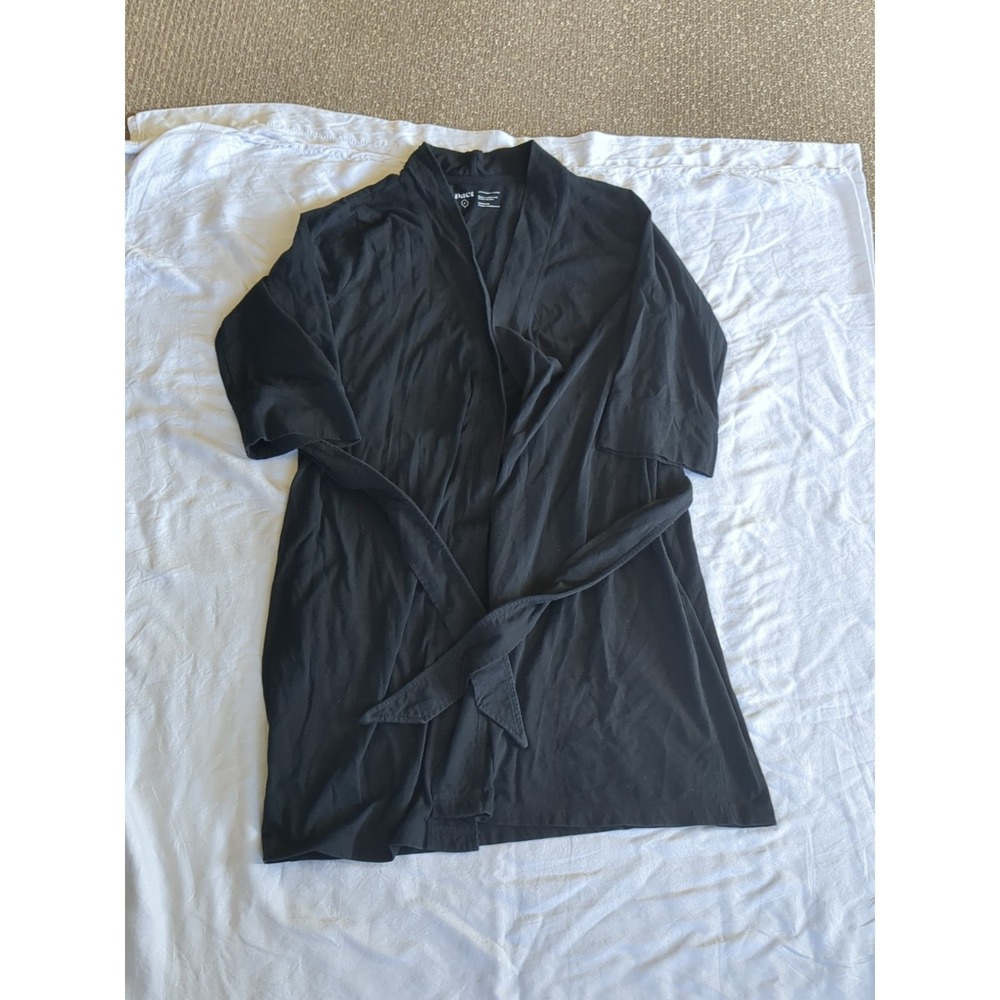 Pact Cardigan Belted Tie Front Sz Large Black‎